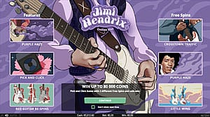 How do you play Jimi Hendrix Online Slot?