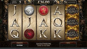 Free Spins in Game of Thrones Slot