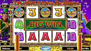 Big Win at Rainbow Riches Free Spins
