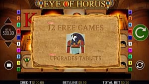 Eye of Horus slot game