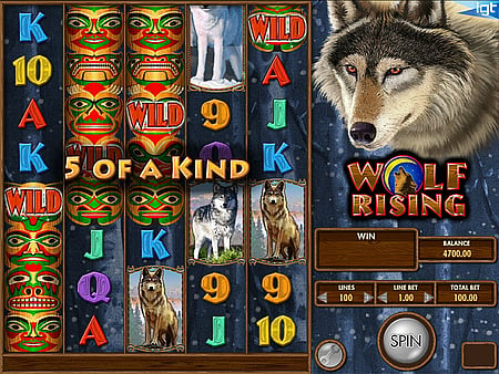 Wolf Rising slot game