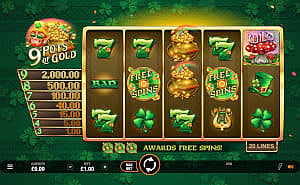 9 pots of gold by Microgaming