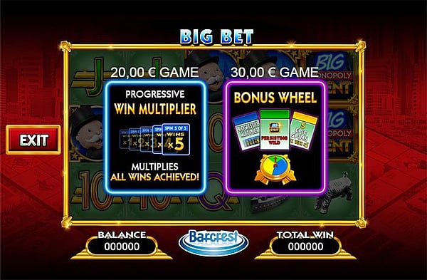 big bonus feature in monopoly big event