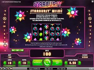 Starburst Slot basics