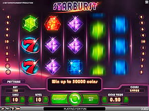 Starburst Slot gameplay