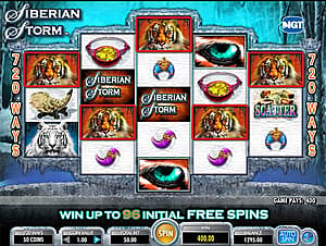 Siberian Storm slot machine by IGT