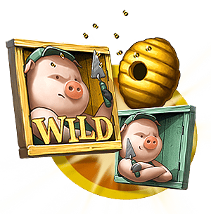 Wild Feature Bonus in Big Bad Wolf Slot
