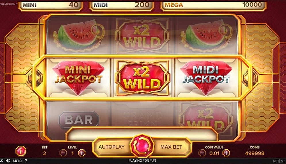 Grand Spinn Mini Jackpot - NetEnt Casino
