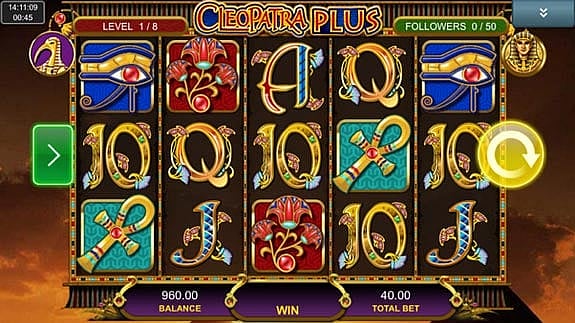 How to play Cleopatra PLUS slot?