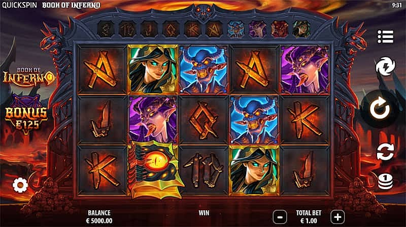 Play Book of Inferno Slot for Free or Real Money at PlayFrank Online Casino
