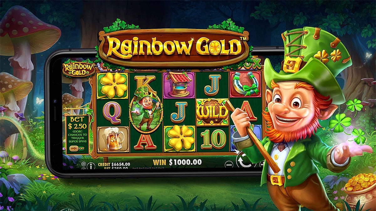 Play Rainbow Gold Online Slots at Playfrank Casino