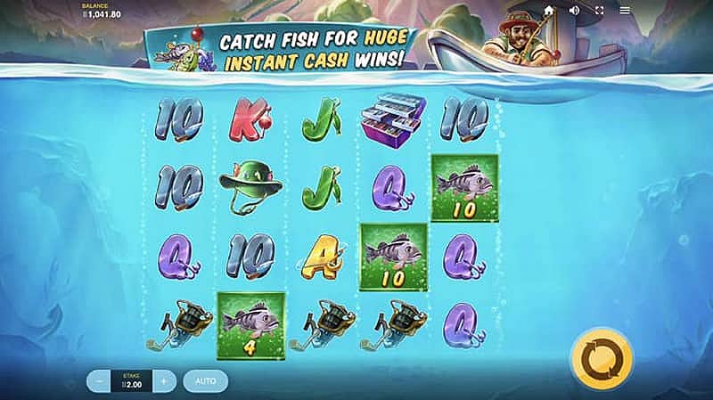 Bass Boss Slot Fish Symbols - Red Tiger Gaming 