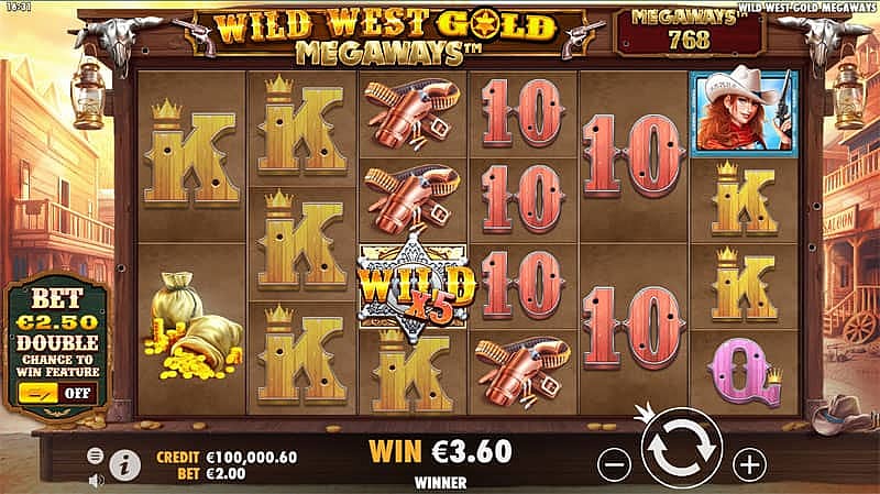 Play Wild West Gold Megaways Slot for Free or Real Money at PlayFrank Casino