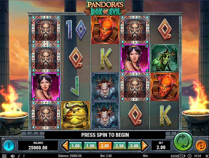 Pandora's Box of Evil Base Game - PlayFrank UK Casino