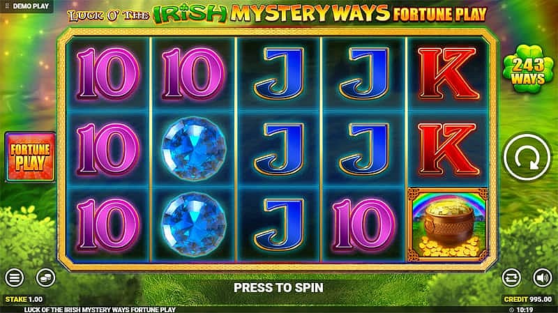 Play Luck O’ The Irish Mystery Ways Slot at PlayFrank Online Casino