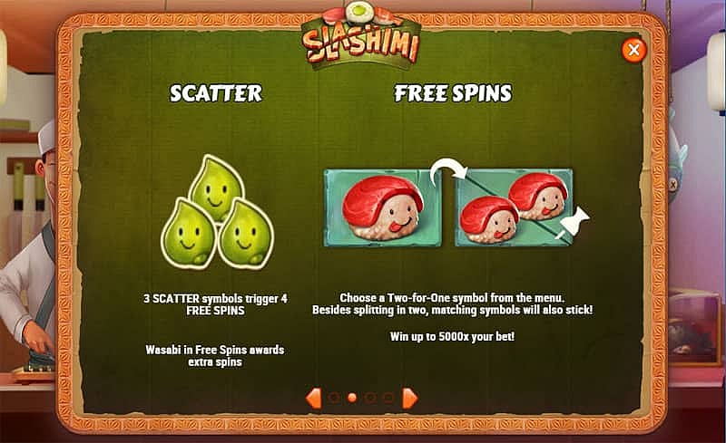 Slashimi Slot Bonuses and Features: Free Spins