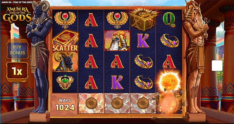 Amun Ra King Of The Gods Slot Review