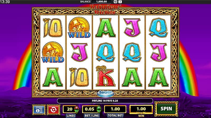 Playfrank New Zealand Casino: Play Rainbow Riches Online Slot for Free or Real Money at Playfrank Casino