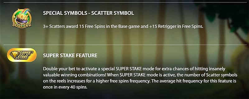 Lucky Gold Pot Slot - Scatter Symbols - Super Stake Symbol 
