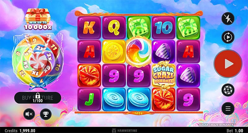 Play Sugar Craze Bonanza Slot at PlayFrank Online Casino