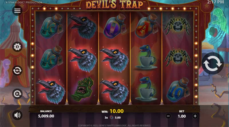 Devil's Trap Slot by Stakelogic