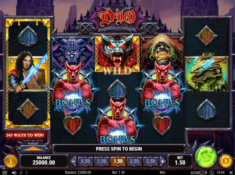 Dio Killing the Dragon Slot by Play'n GO
