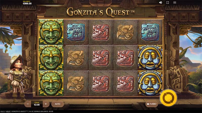 Gonzita's Quest Slot by Red Tiger Gaming
