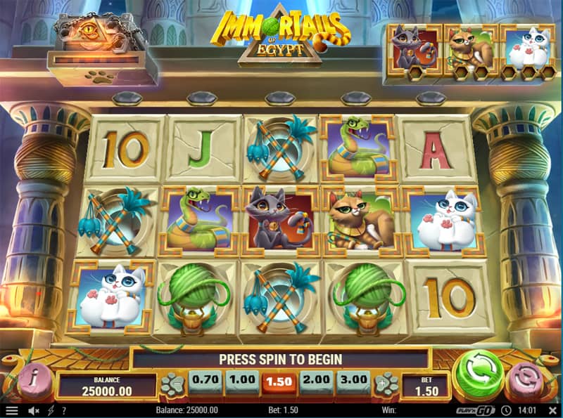 Immortails of Egypt Slot by Play'n GO