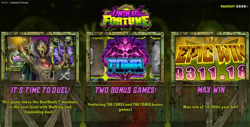 Undead Fortune Slot by Hacksaw Gaming