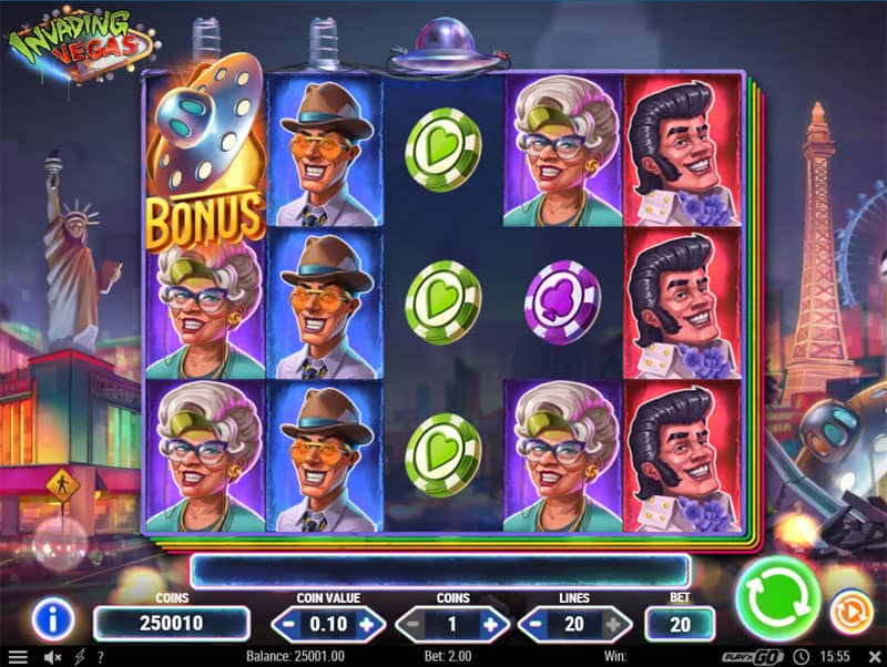 Invading Vegas slot by Play’n GO