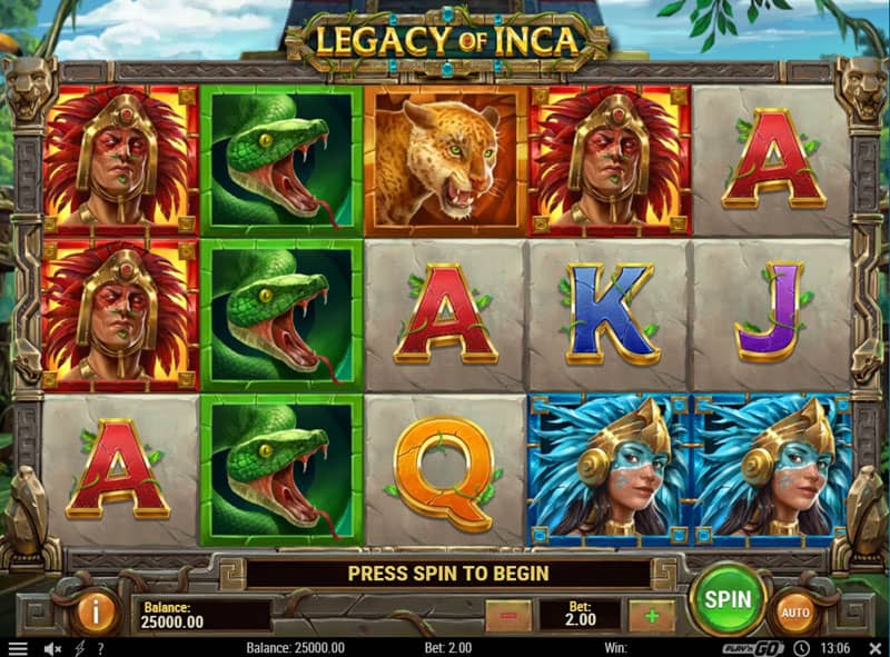 Legacy of Inca Slot by Play'n GO