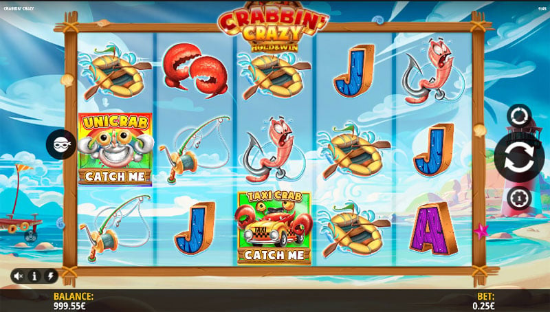 Crabbin Crazy slot base game